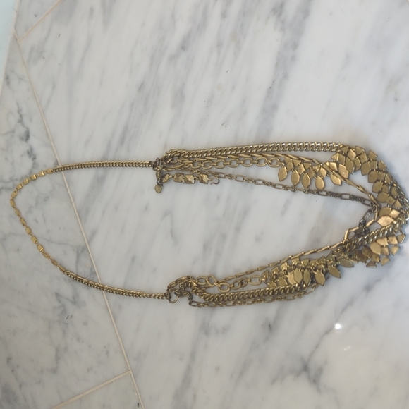 Worn 4 ways Stella and Dot Sutton necklace in gold - Picture 4 of 7